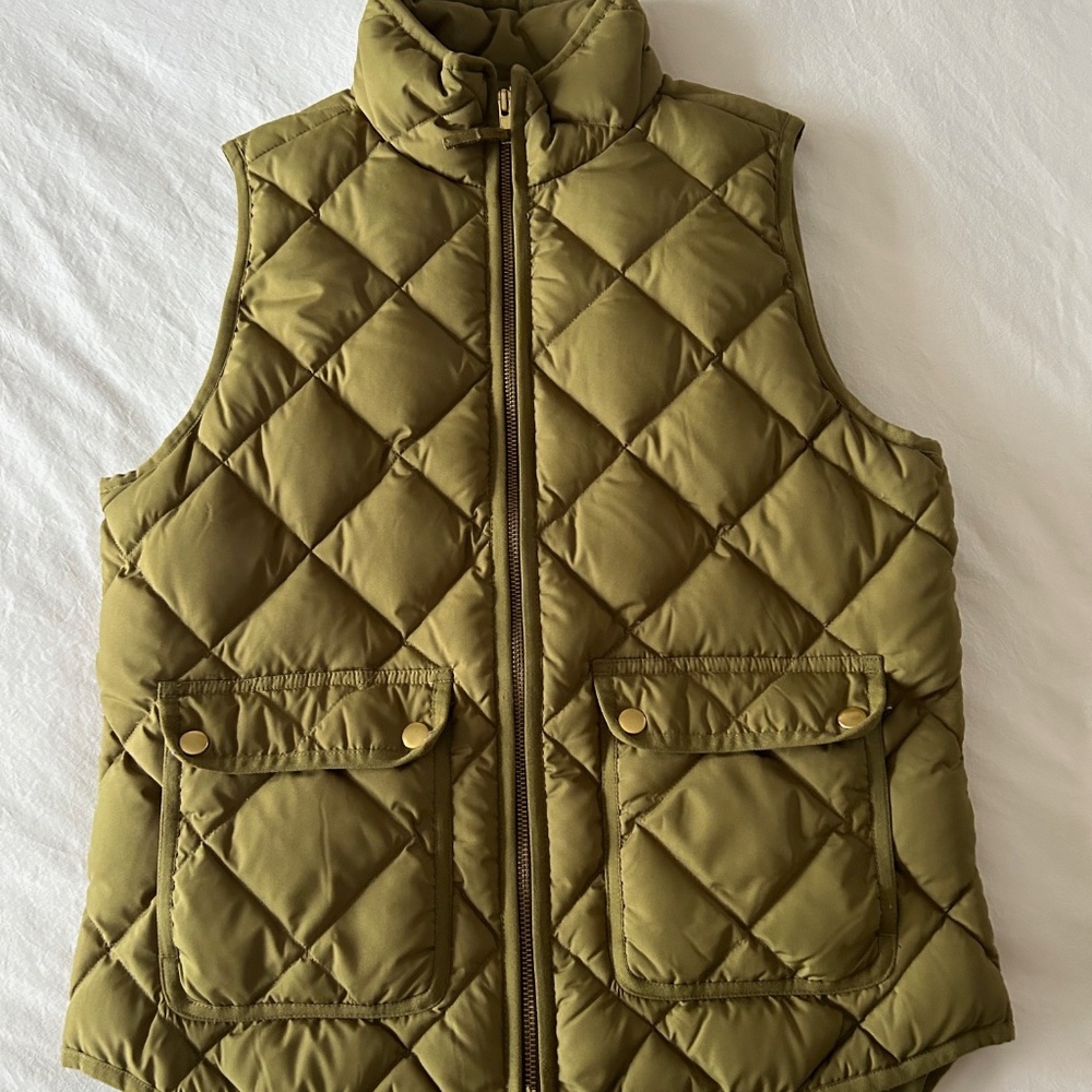 J. Crew Down Vest. Size Small